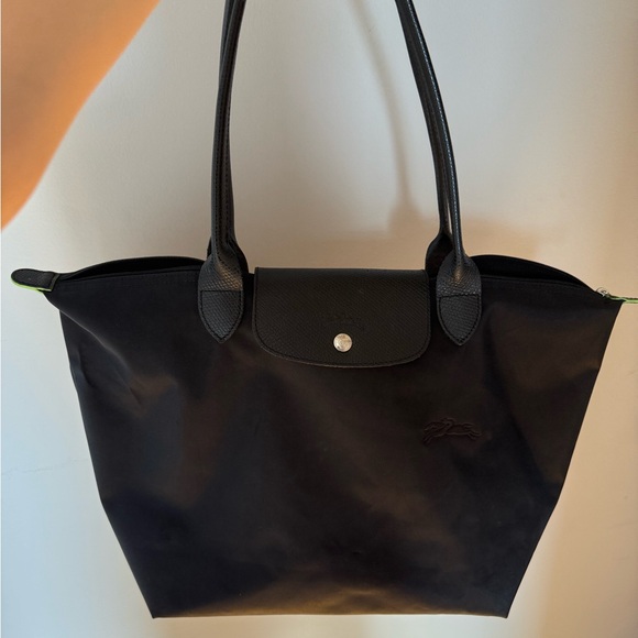 Longchamp Le Pliage Black Tote Bag - Picture 1 of 8